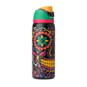 Owala Daytripper Sugar Skull Insulated Water Bottle - Black Multicolor